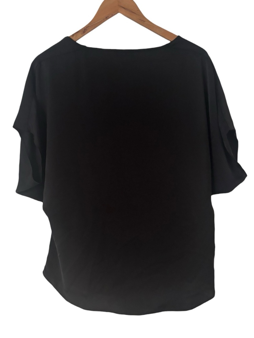 Ramy Brook Satin Cowl Neck Boxy Top - Picture 4 of 5
